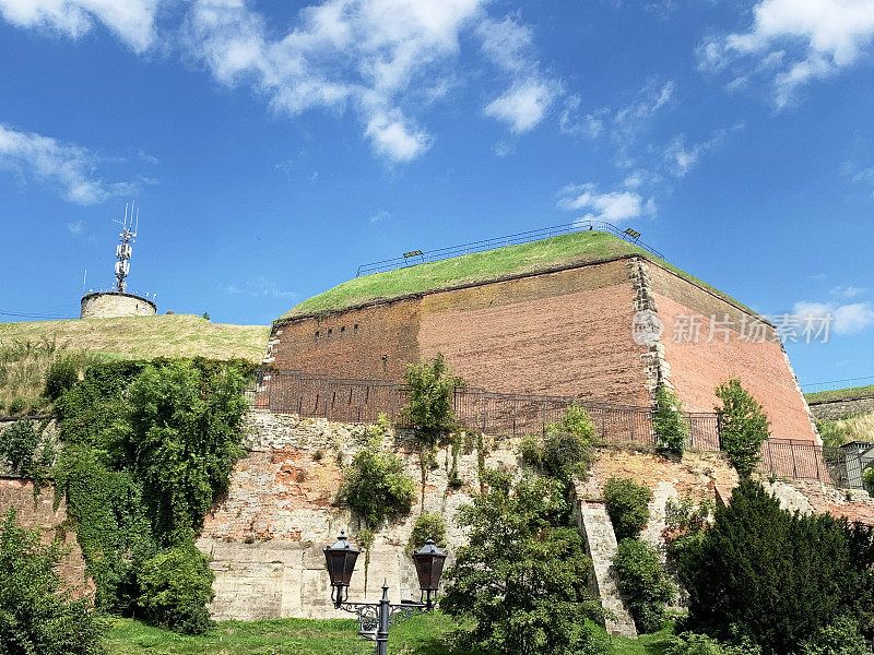 历史城堡俯瞰Kłodzko在苏台德地区