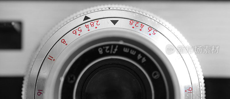 旧相机手动镜头摄影设备