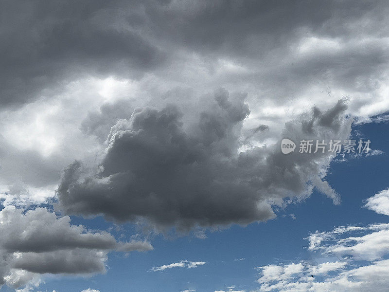 暴风雨夏日天空云图