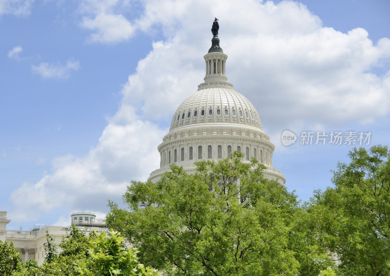 华盛顿特区的国会大厦圆顶