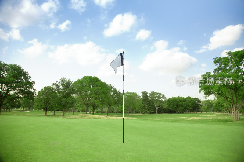 高尔夫的旗帜