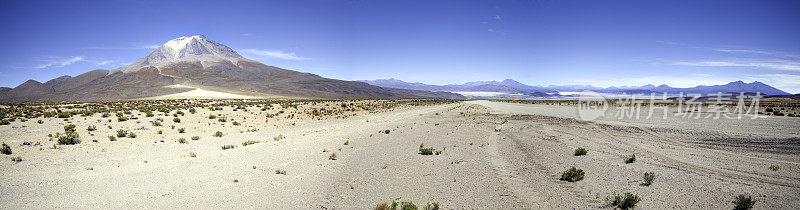 沙漠之路和火山，玻利维亚