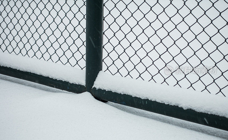 地上有雪