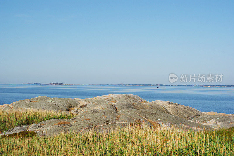 瑞典群岛的全景