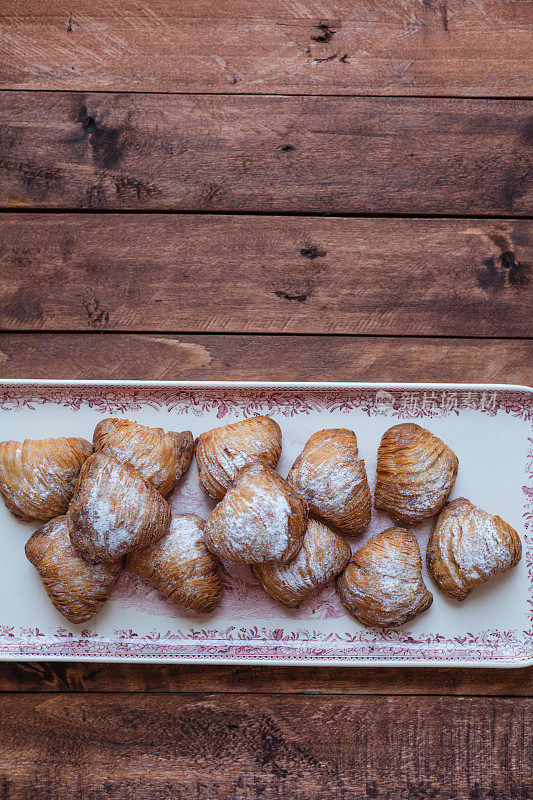 那不勒斯Sfogliatelle”