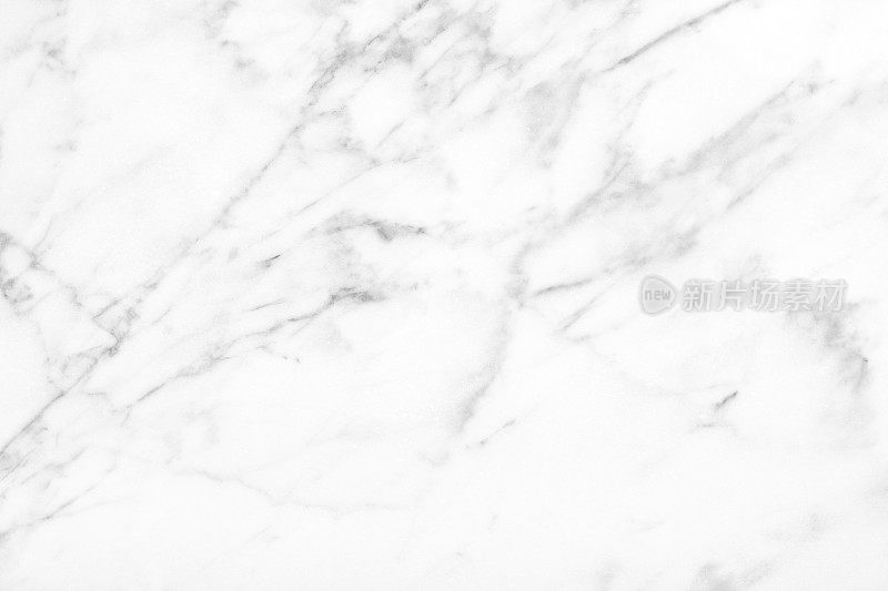 白色卡拉拉大理石自然光表面浴室或厨房