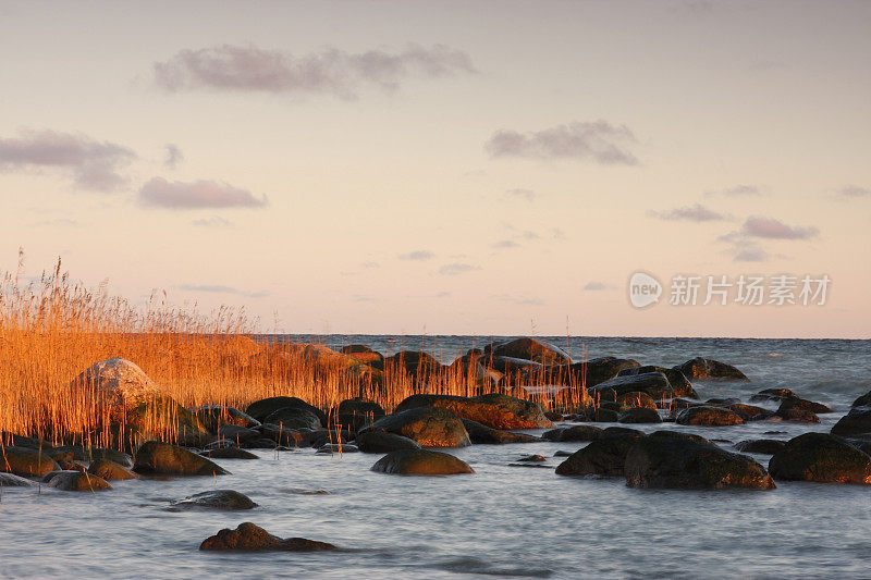 海岸线日出