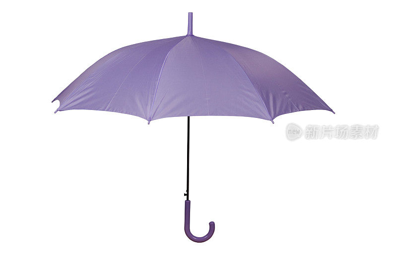 带剪接路径的紫色伞