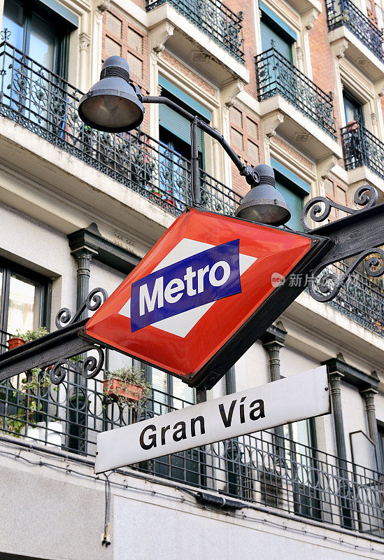 马德里地铁标志