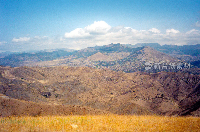 高加索山脉的Nagorno-Karabakh山脉