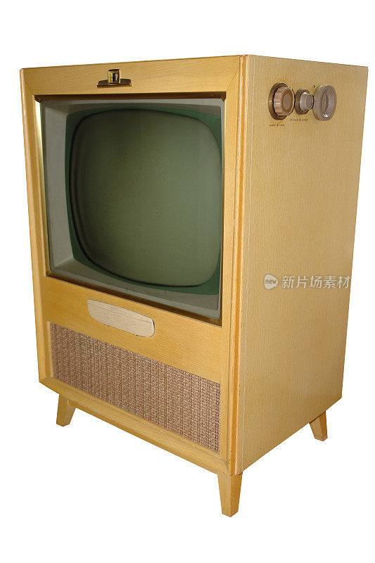 老式电视机控制台