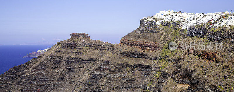 圣托里尼岛的斯卡洛斯岩