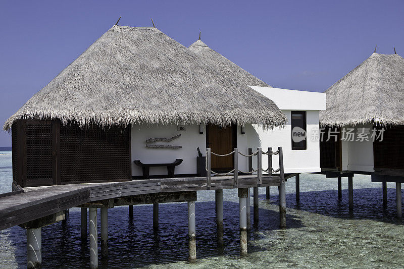 马尔代夫的海景别墅