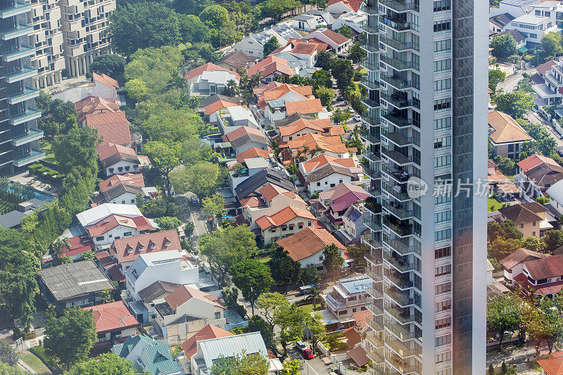 新加坡豪宅鸟瞰图
