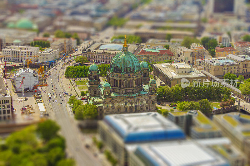 柏林博物馆岛鸟瞰图