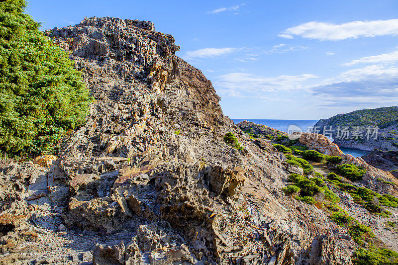 克鲁斯帽侵蚀岩-海附近的变质岩