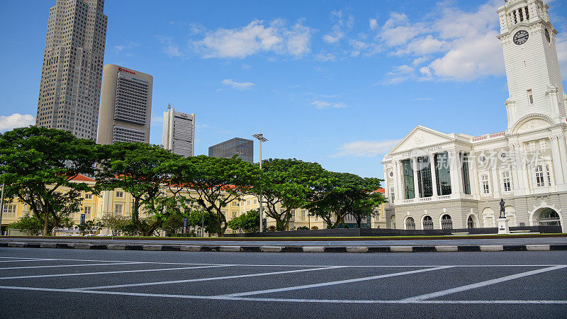 新加坡市中心CBD的天际线