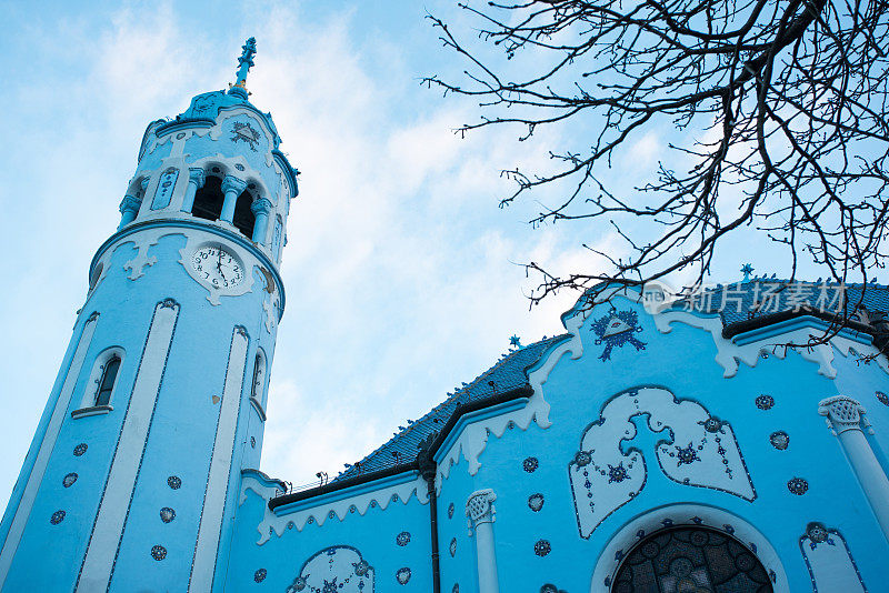 斯洛伐克布拉迪斯拉发蓝色教堂