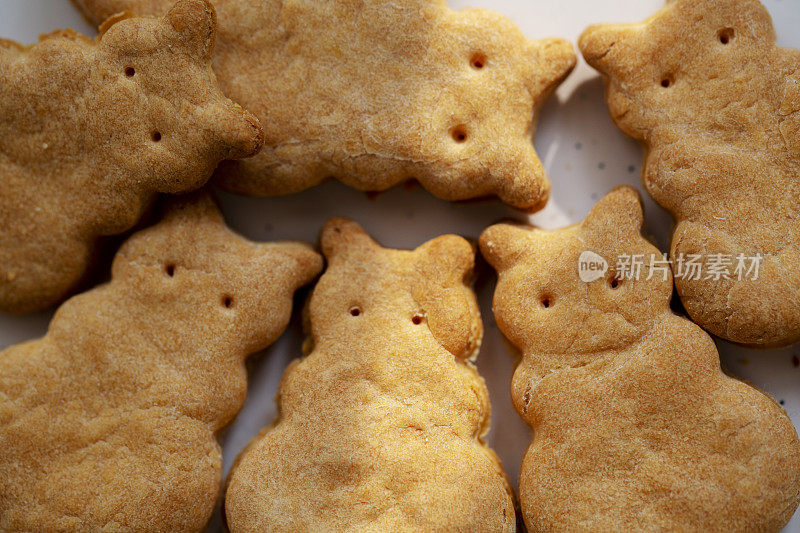 小猫形状的饼干