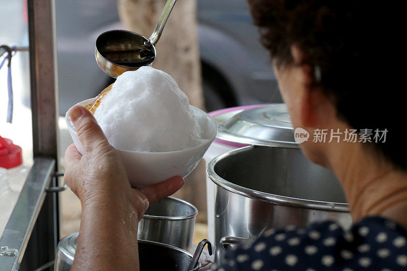 马来西亚街头食物-刨冰混合