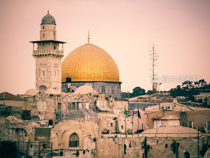 耶路撒冷旧城的圆顶岩