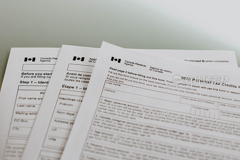 加拿大税务文件