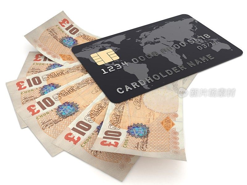 英国英镑货币金融信用卡