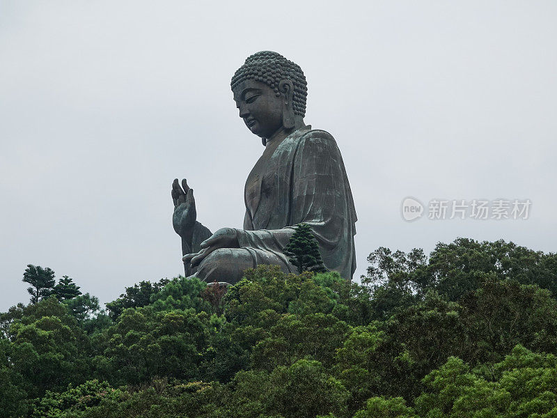 天坛大佛。香港