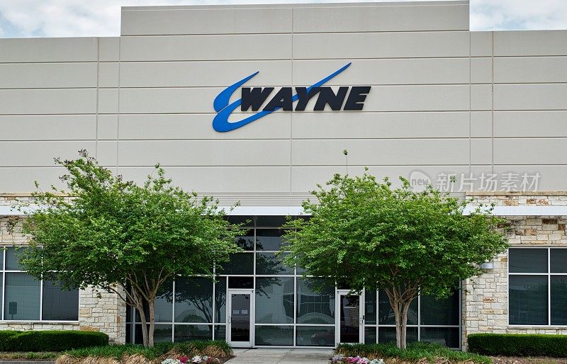 韦恩企业办公楼外观在休斯顿，德克萨斯州。