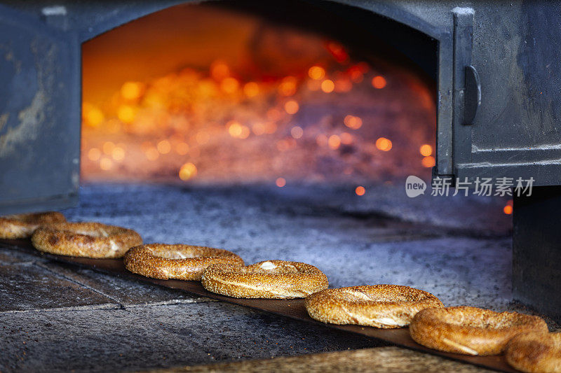 Simit,土耳其面包圈。