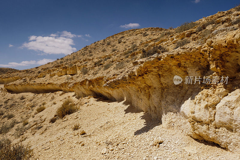 内盖夫沙漠风景以色列山区