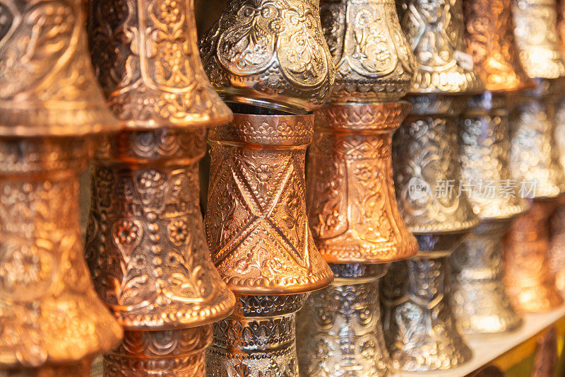 土耳其咖啡用的铜壶