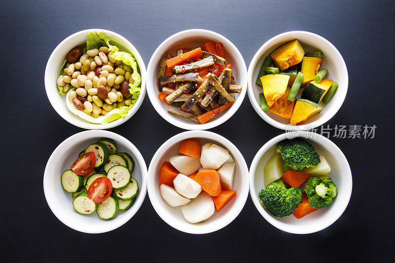 使用日本蔬菜的各种食谱的集合。