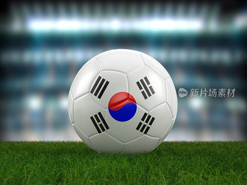 足球韩国国旗