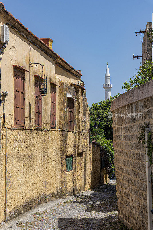 罗兹老城的历史建筑街景
