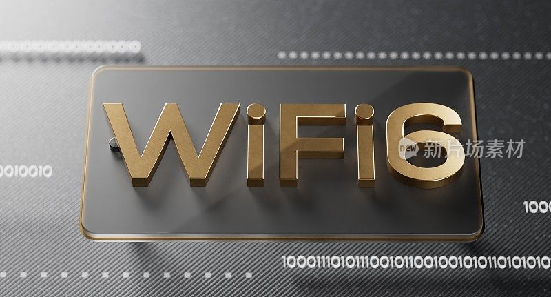 WiFi6具有智能性能的下一代无线通信连接网络。