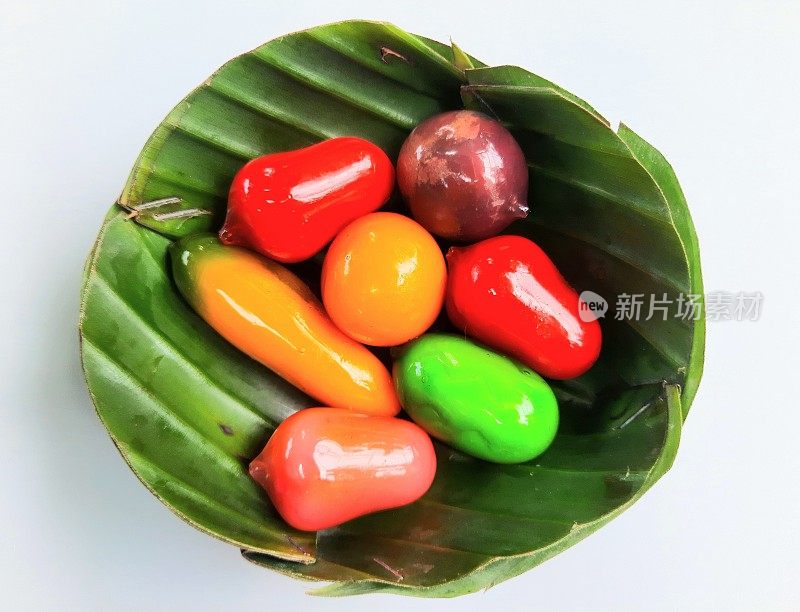 果形明胶绿豆-泰国小吃。