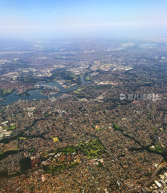 鸟瞰澳大利亚悉尼