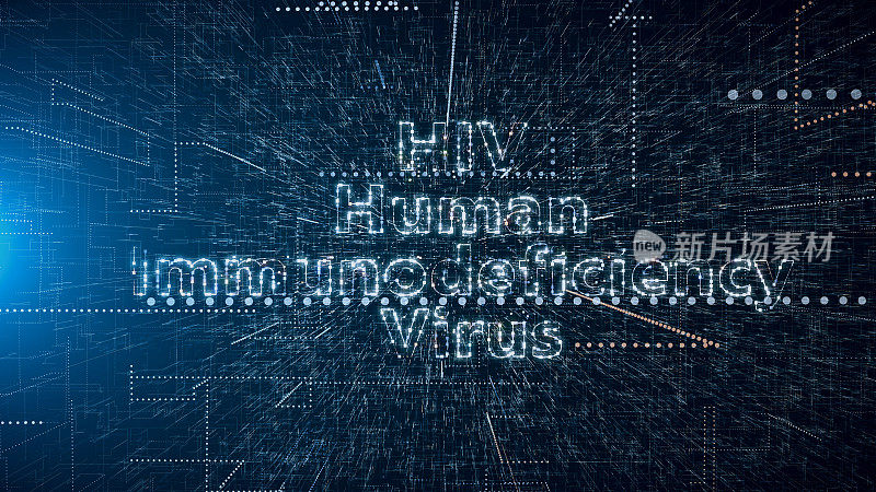 HIV人类免疫缺陷病毒标题动画