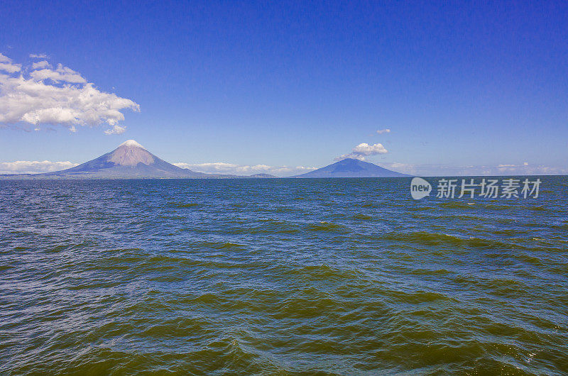 尼加拉瓜的奥梅特佩岛和火山