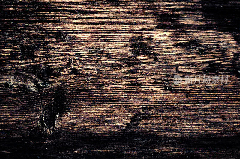 深棕色复古木材纹理背景