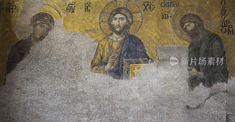 圣索菲亚大教堂的镶嵌画