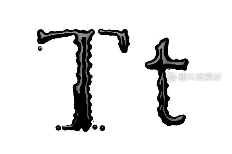 大写字母T和小写字母T