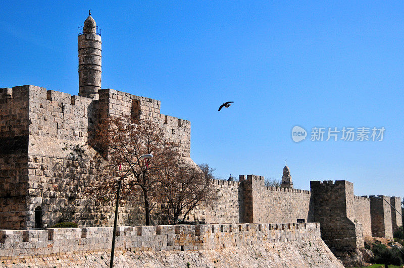 耶路撒冷，大卫的城楼和城墙