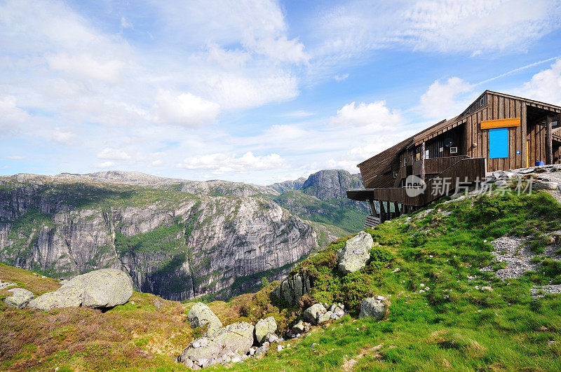 挪威风景Lysebotn