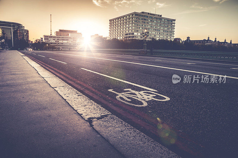 伦敦的自行车道