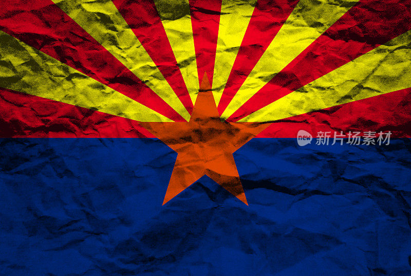 美国亚利桑那州国旗