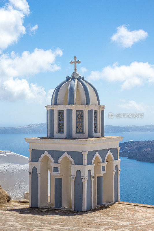 希腊岛教堂圆顶
