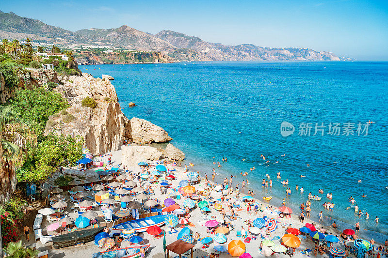 西班牙安达卢西亚的太阳海岸海滩