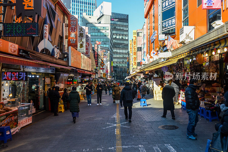 韩国首尔南大门市场